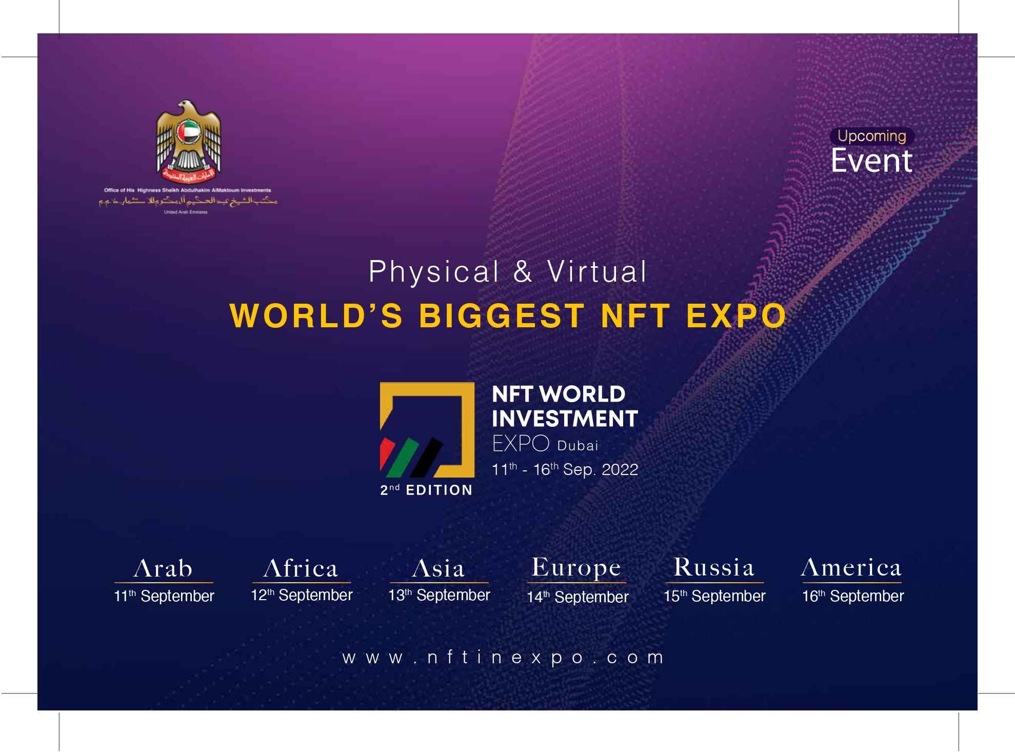 WORLD’S BIGGEST NFT EXPO